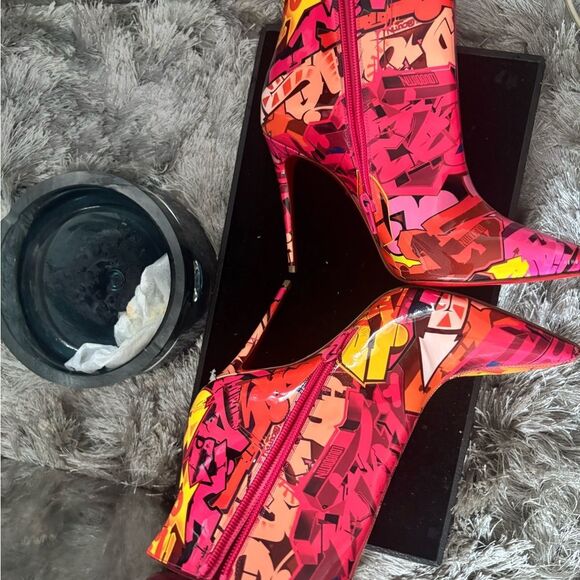 Christian louboutin Patent Metrograf So Kate Booty 100 Ankle Boots Multicolor - Picture 5 of 12